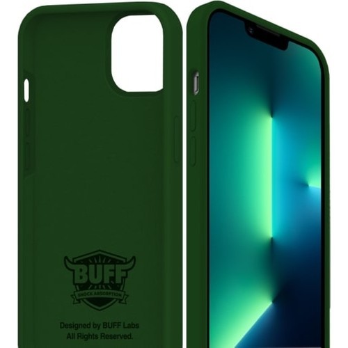 Buff İphone 13 Pro Max Rubber Fit Kılıf Dark Green 
