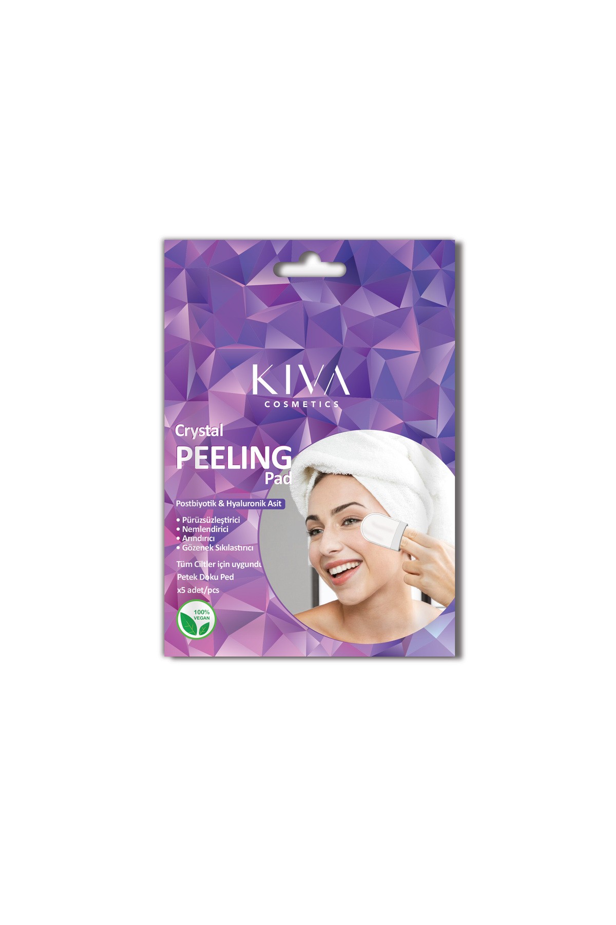 KIVA PEELING PAD CRYSTAL