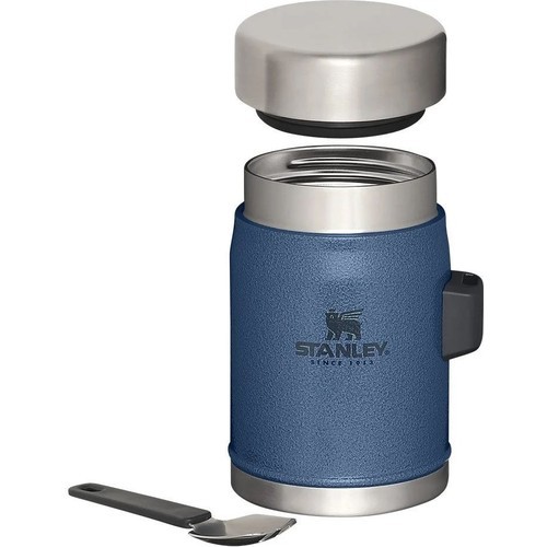 Stanley Klasik Paslanmaz Çelik Yemek Termosu Kaşı klı 0.40 Lt Koyu Mavi