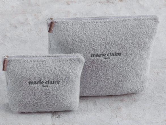 Marie Claire Laisa Gri Pamuklu Kadın Makyaj Çantası