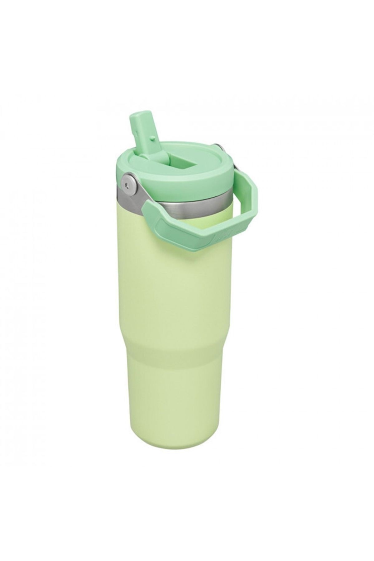 Stanley The Iceflow Flip Straw Tumbler Pipetli  Termos Citron Açık Yeşil 30 OZ - 0.88L