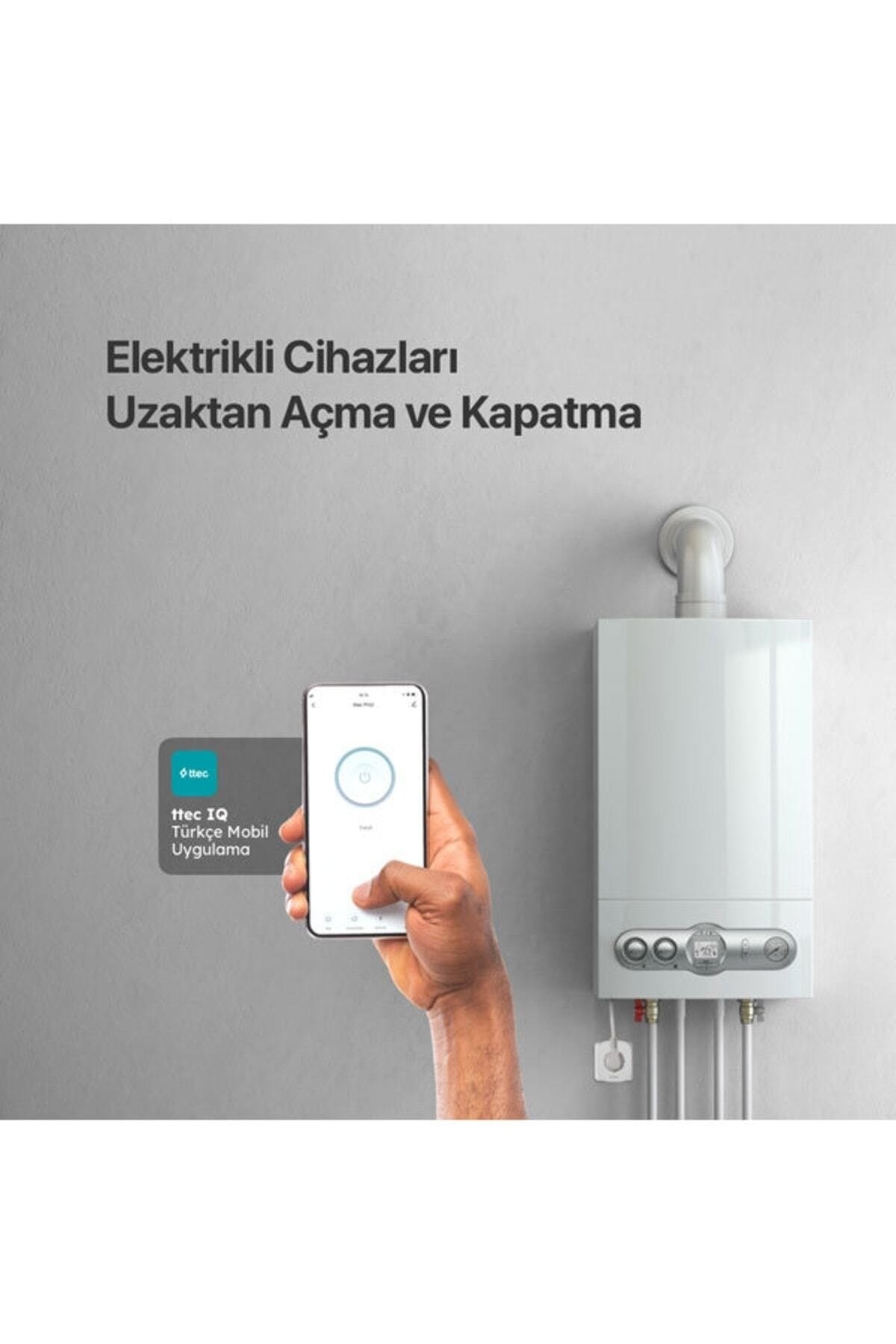 Ttec 16A Akım Korumalı Wifi Akıllı Priz
