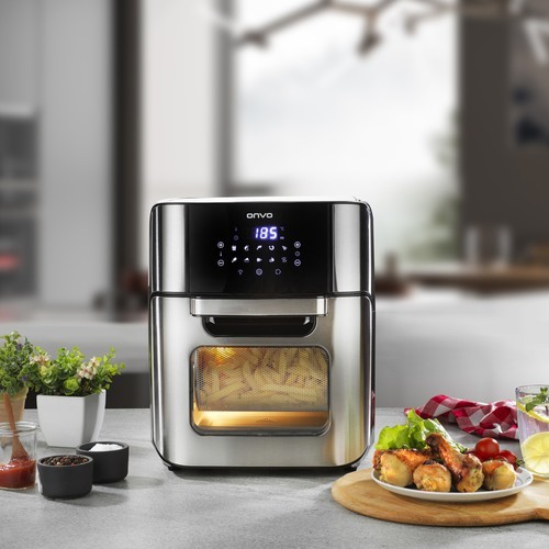 Onvo OVFRY09 Oven Airfryer 12 Litre Multi Sıcak Hava Fritözü & Fırın