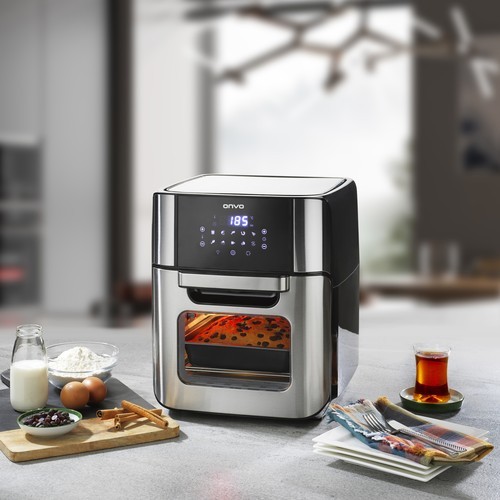 Onvo OVFRY09 Oven Airfryer 12 Litre Multi Sıcak Hava Fritözü & Fırın