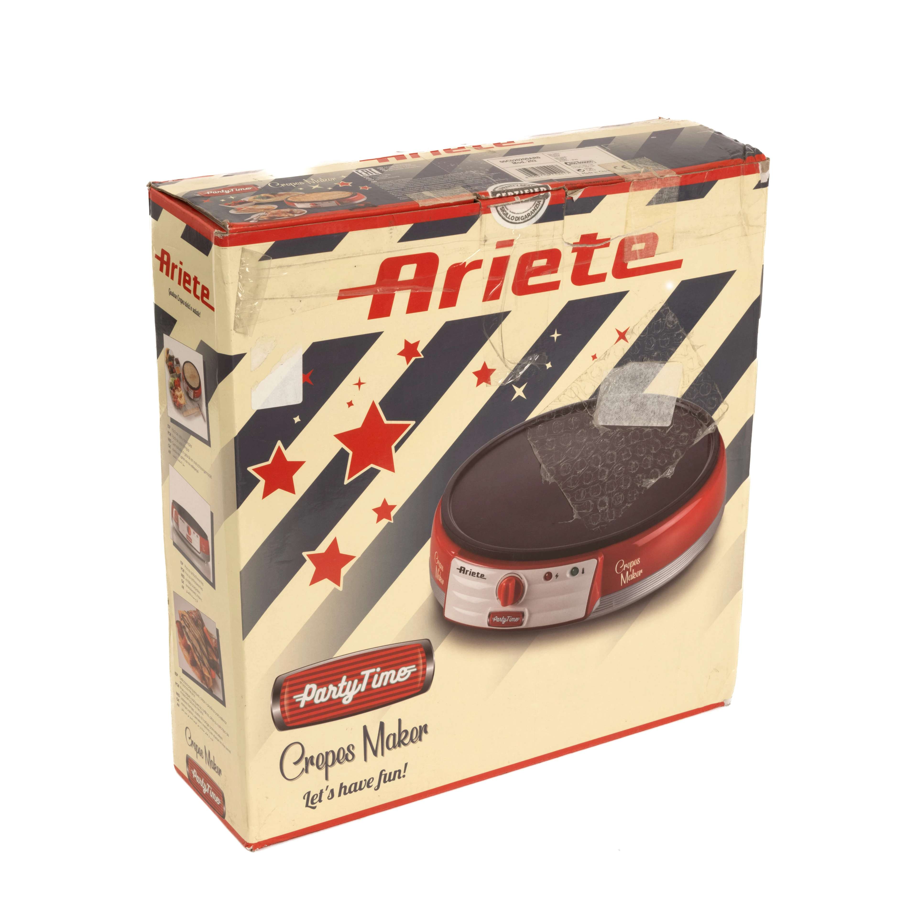 Ariete Party Time Krep Makinesi (Kutu Hasarlı - Garantisiz)