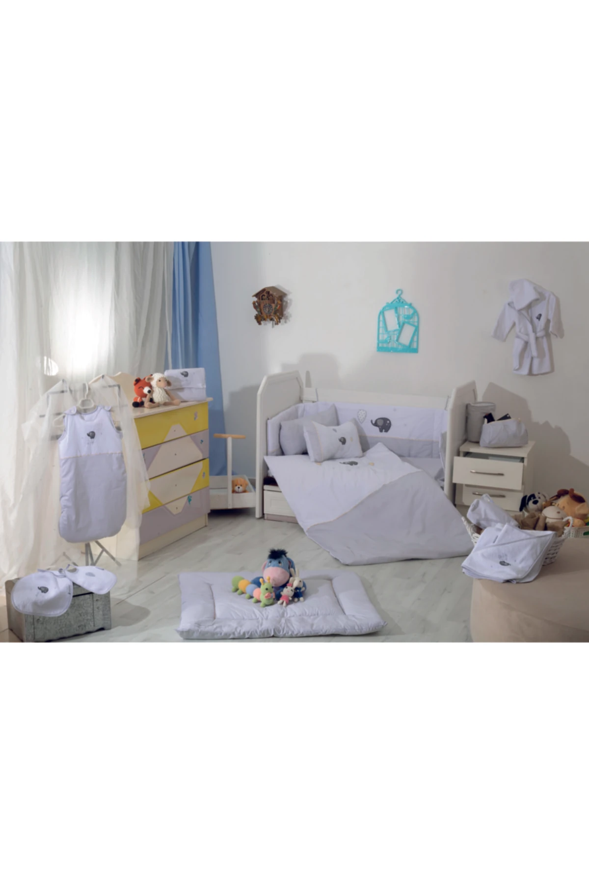 Marie Claire Bebe Yatak Koruma Elphy 100% Pamuk İç 