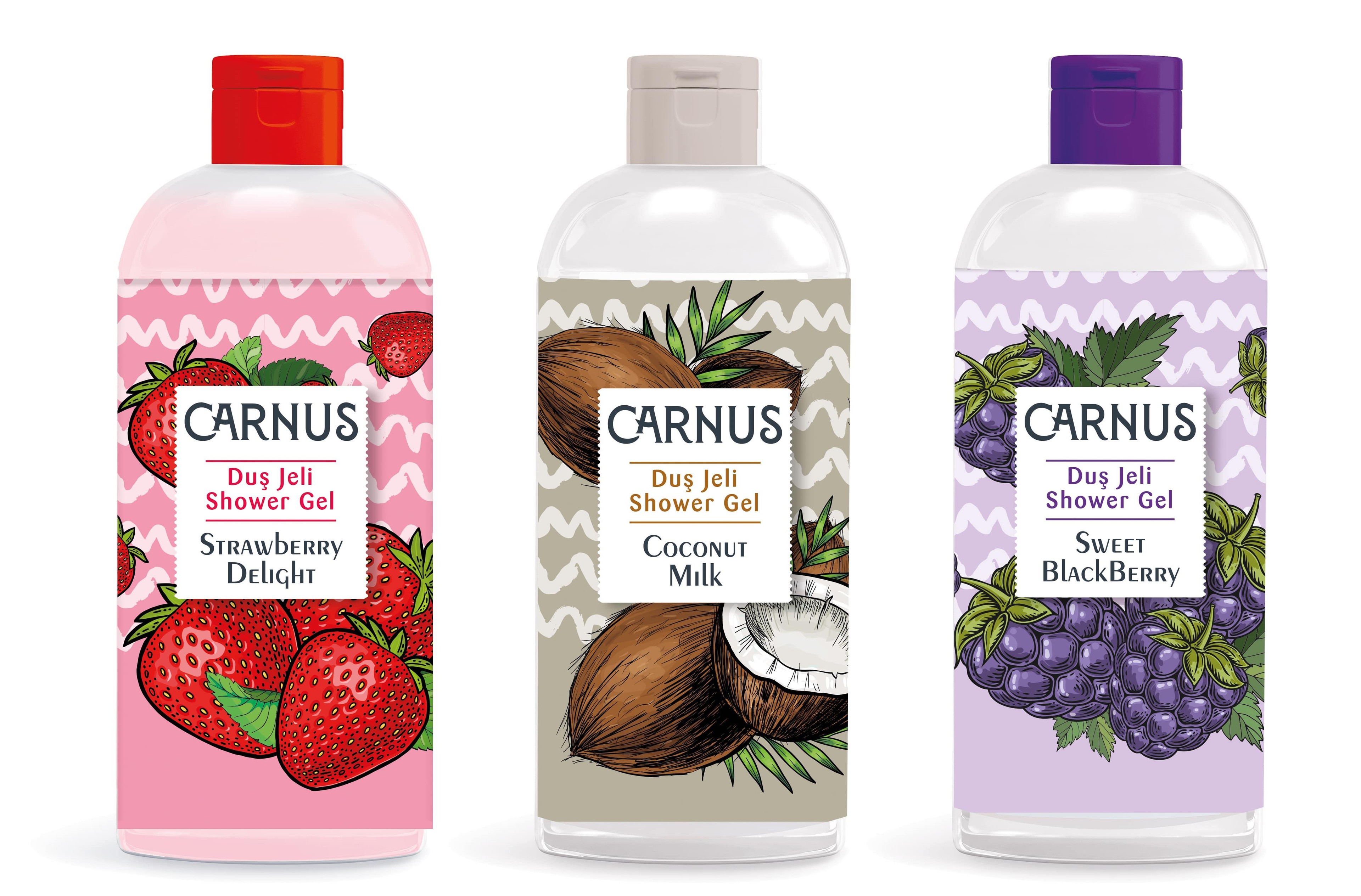 CARNUS Sweet BlackBerry Duş Jeli 500 ml