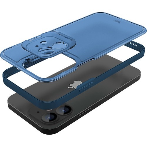 Buff Apple İphone 12 Hybrid Corner Kılıf Mavi 