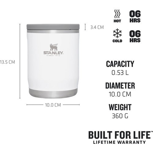 Stanley The Adventure To-Go Yemek Termosu 0.53L Polar Beyaz