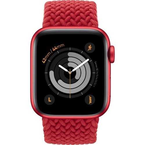 Buff Apple Watch Bands Braided 42/44 L Red 