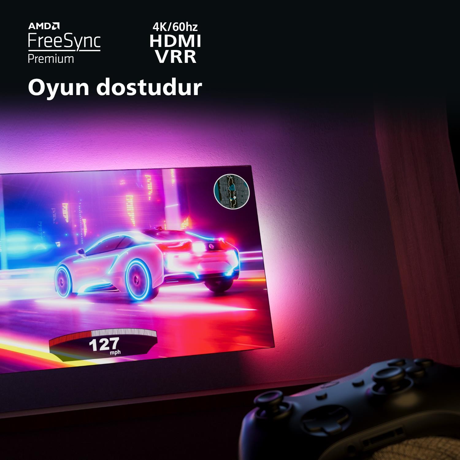 Philips 65PUS8548/62 65" 165 Ekran Uydu Alıcılı 4K Ultra HD Google Smart LED TV