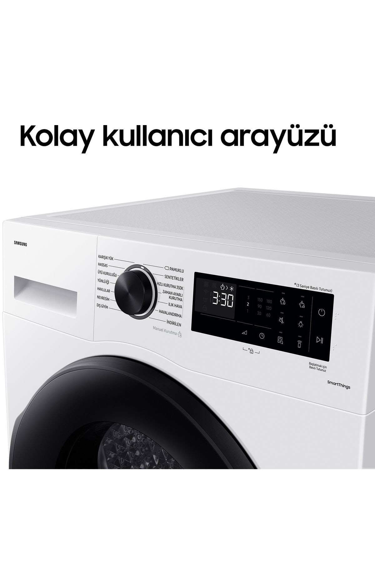 Samsung DV90CGC0A0AEAH 9 kg Çamaşır Kurutma Makine