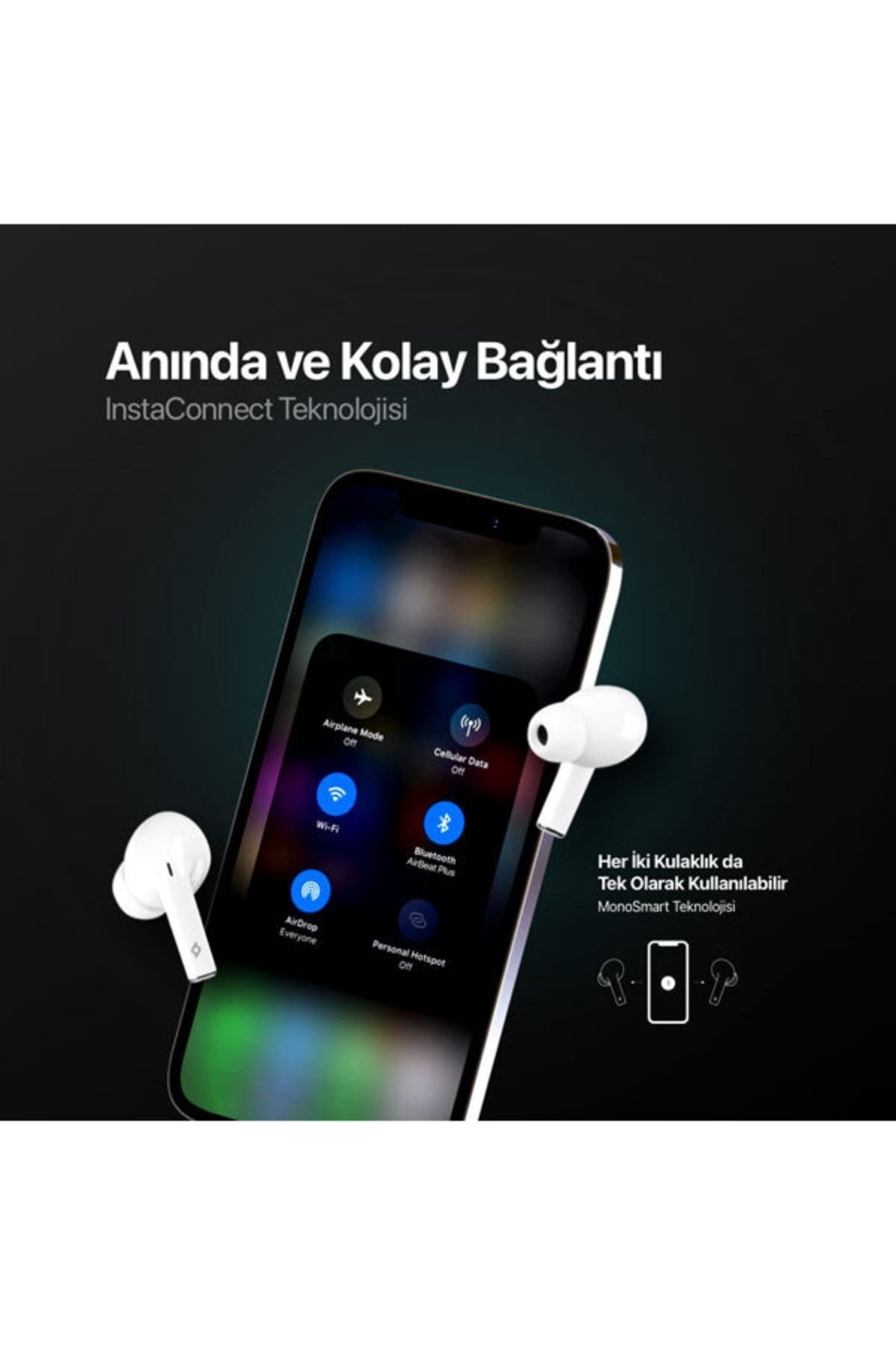 Ttec Airbeat Plus True Bluetooth Kulaklık Beyaz 