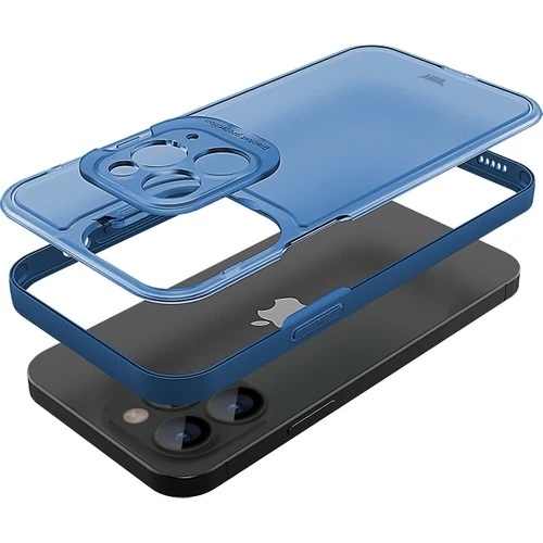 Buff Apple İphone 11 Pro Hybrid Corner Kılıf Mavi 