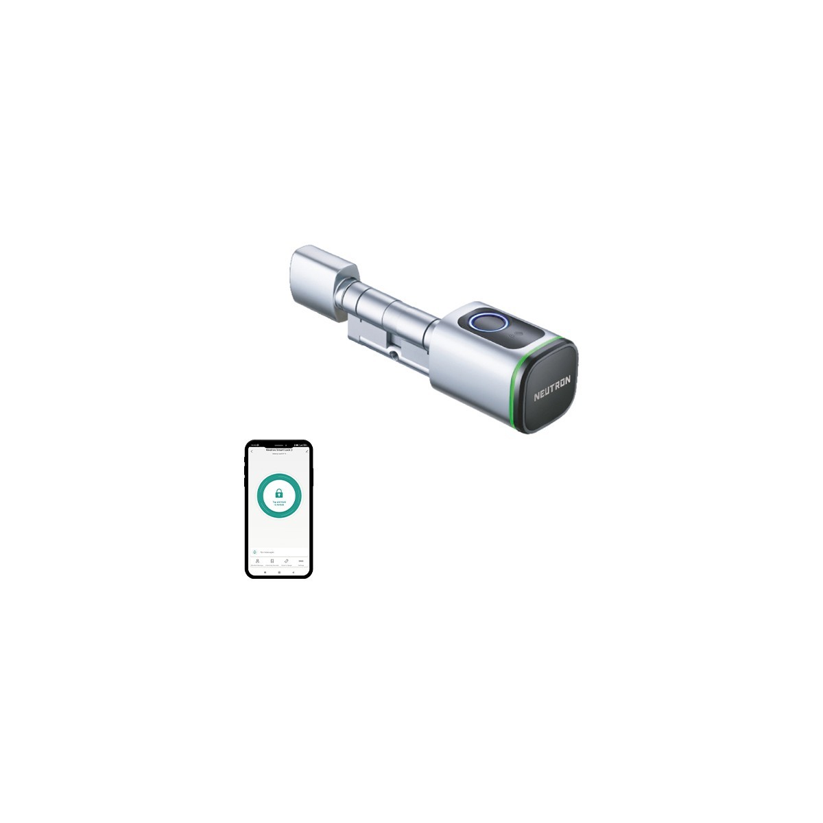 Neutron Akıllı Kapı Kilidi (Gümüş) NTL-0013