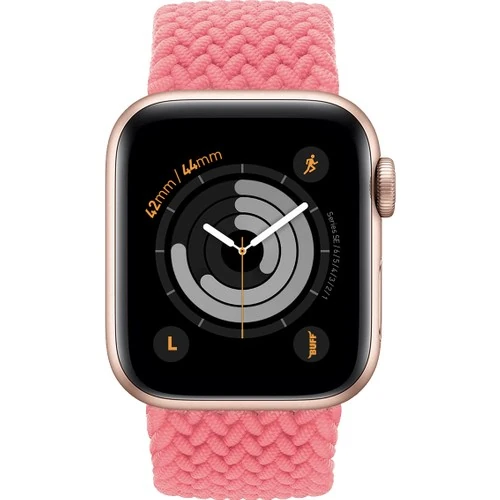 Buff Apple Watch Bands Braided 42/44 L Pink 