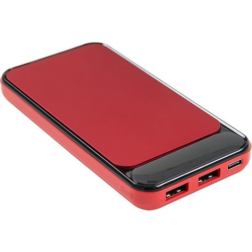 S-Link Ip-G2711 10000 Mah Powerbank 2 Usb Port Lc d + Led Gösterli - Kırmızı