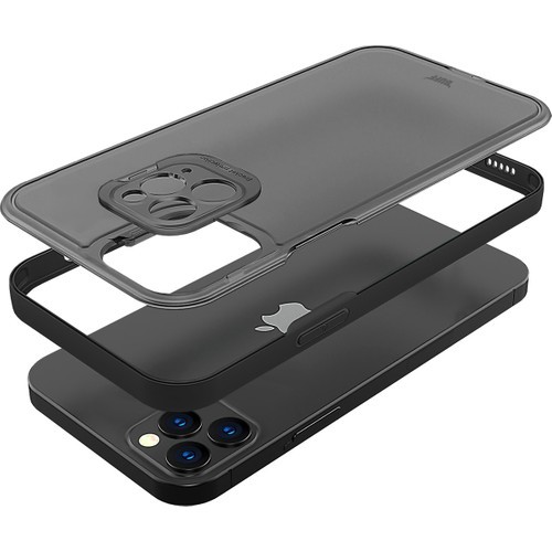 Buff İphone 11 Pro Max Hybrid Corner Kılıf Black 