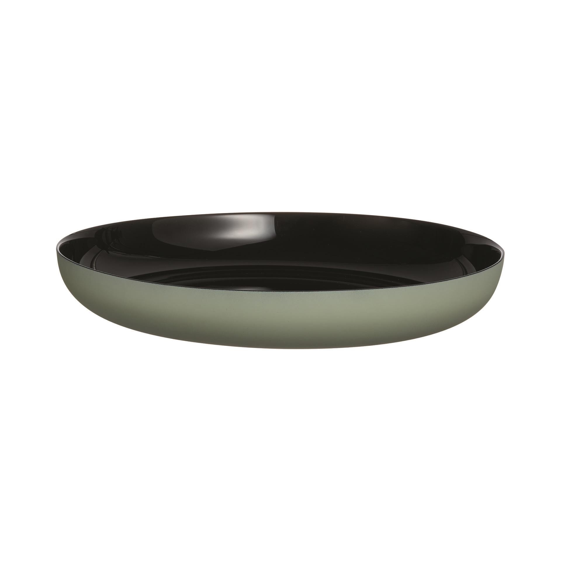 Luminarc Temperli Yeşil & Siyah Servis Tabağı 25 CM Vicky 6'lı Set