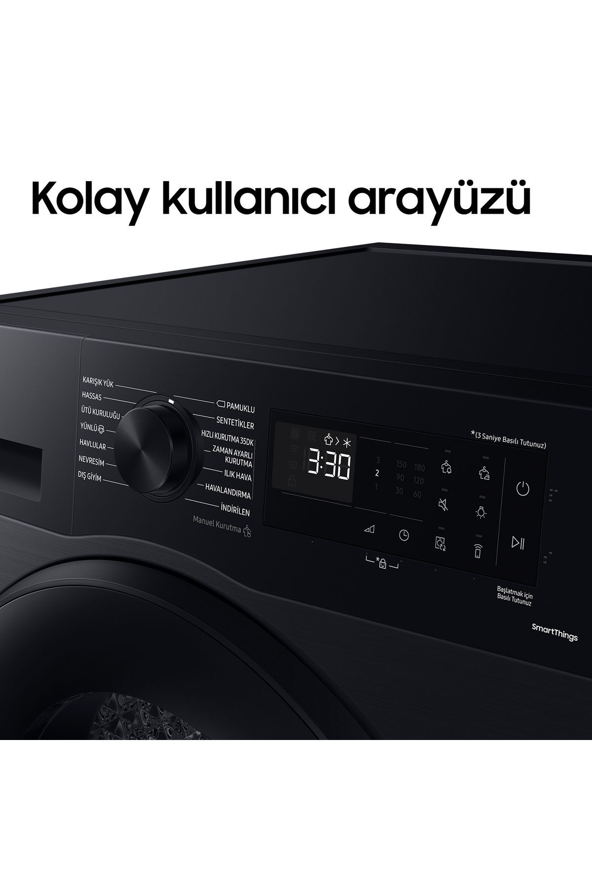 Samsung DV90CGC0A0ABAH 9 kg Çamaşır Kurutma Makine