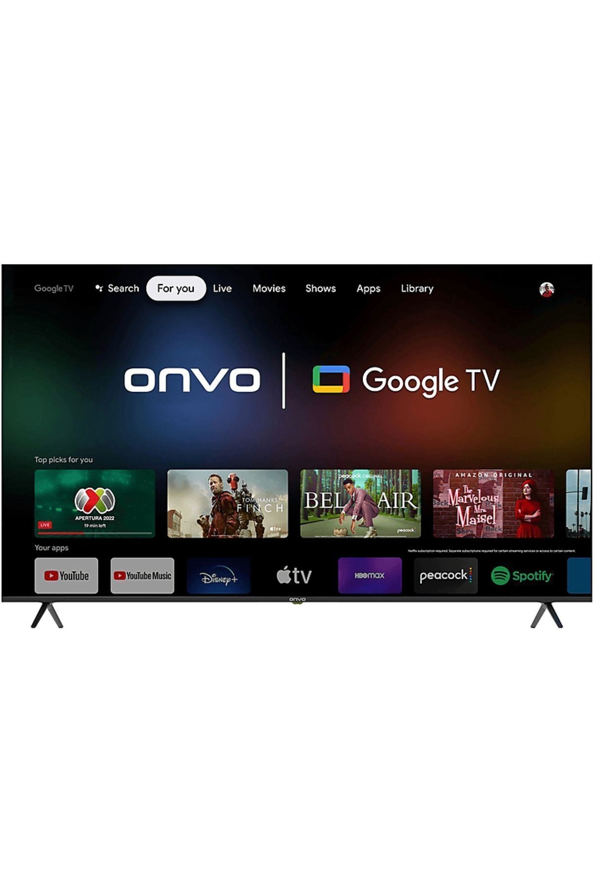 Onvo 85OVF9000U 85" 216 Ekran Uydu Alıcılı 4K Ultra Hd Google Smart LED Tv