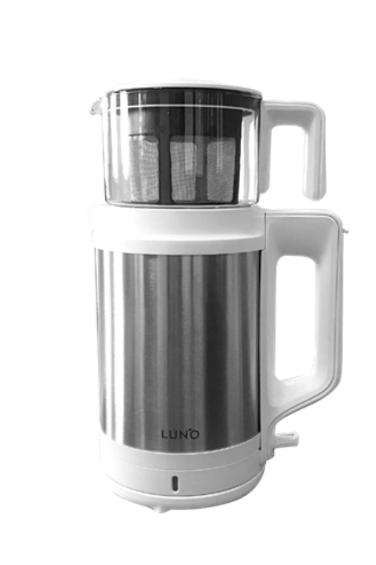 Luno Cam Demlik Çay Makinesi Inox LC32006X02