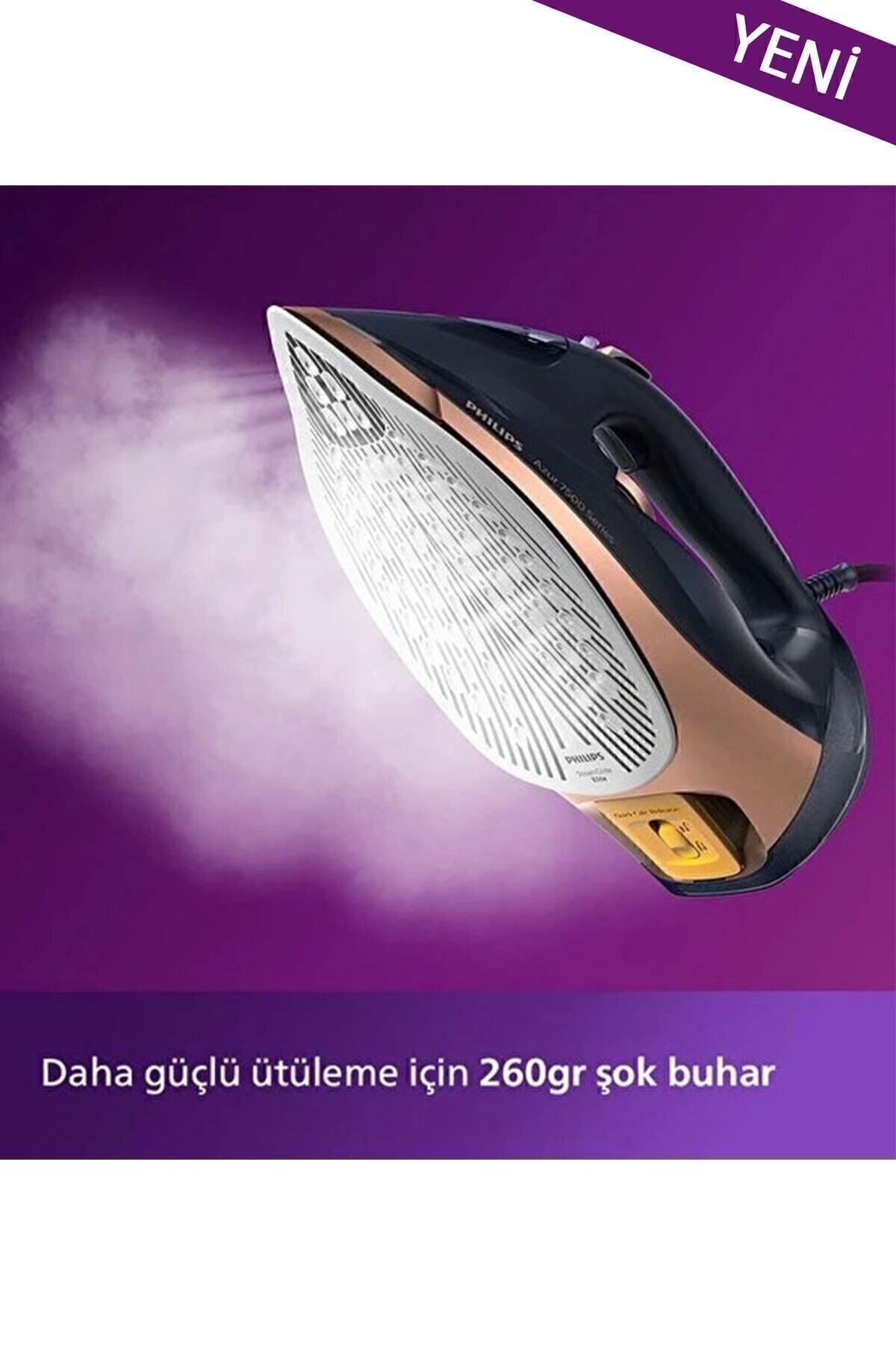 Philips Dst7510/80 Azur Buharlı Koyu Lacivert Ütü