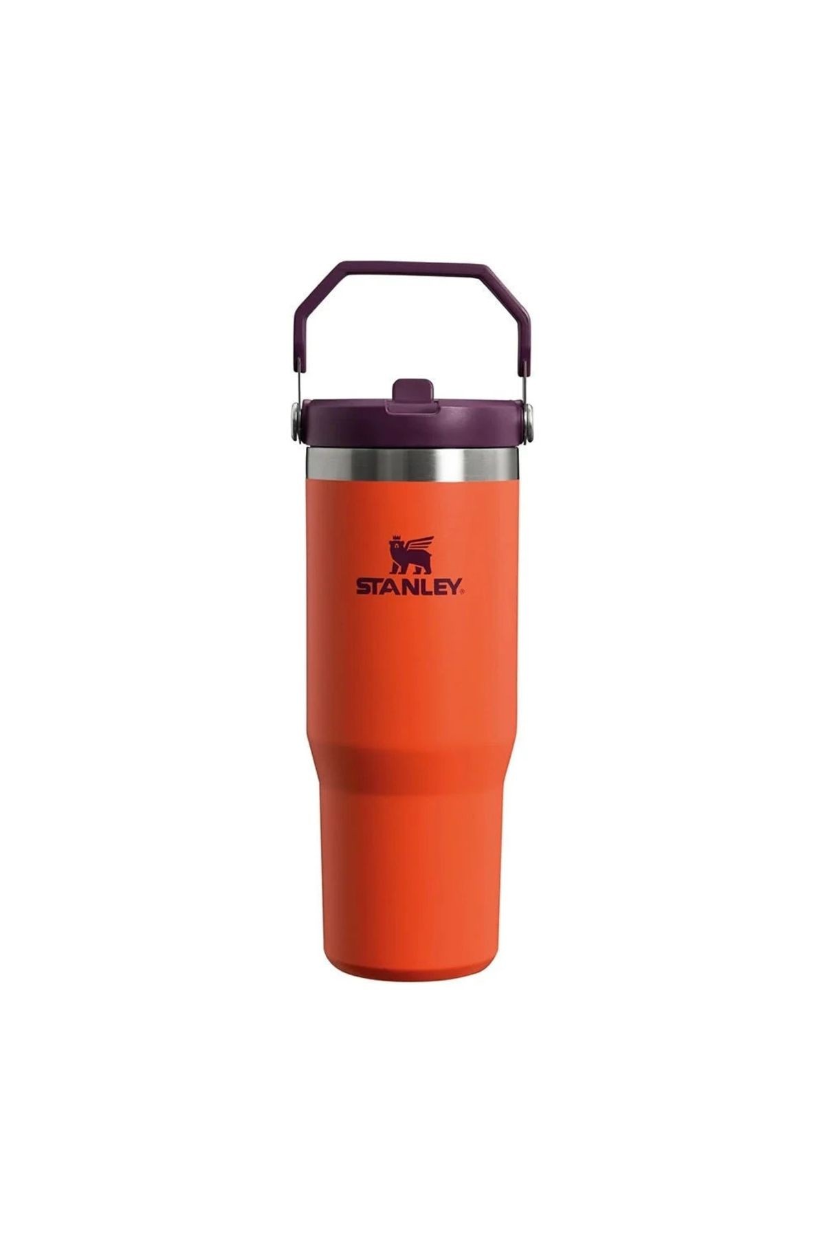 Stanley The Iceflow Flip Straw Tumbler Pipetli  Termos Tigerlily 30 OZ - 0.88L