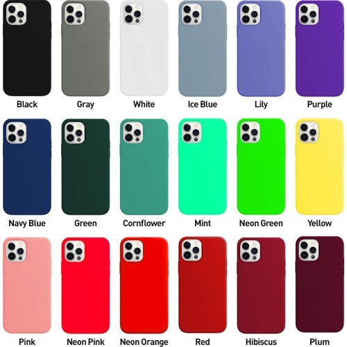 Buff İphone 12 Pro Max Rubber S Kılıf Kırmızı 