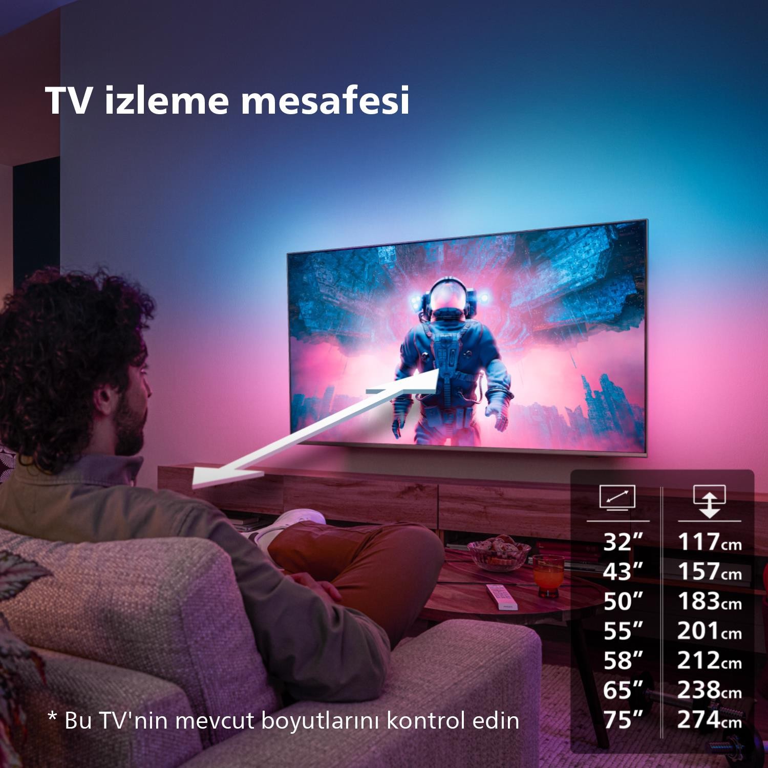 Philips 65PUS8548/62 65" 165 Ekran Uydu Alıcılı 4K Ultra HD Google Smart LED TV