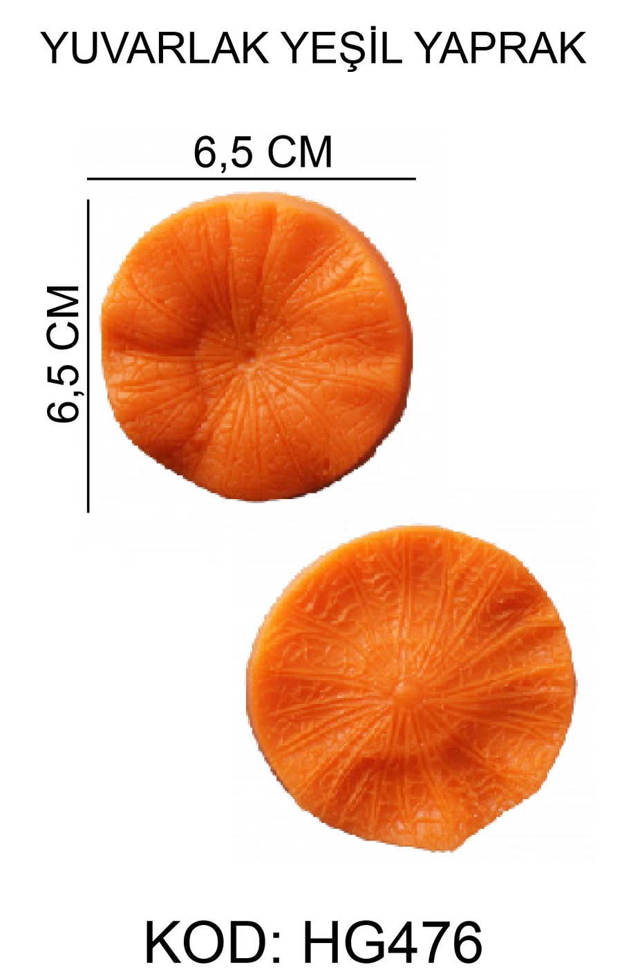 Yaprak Figürlü Gıda Silikon Kalıbı - HG476