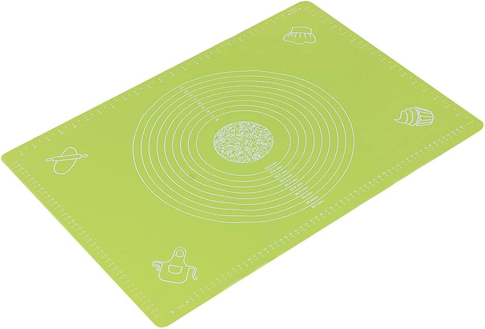 Silikon Hamur Açma Matı - Yeşil