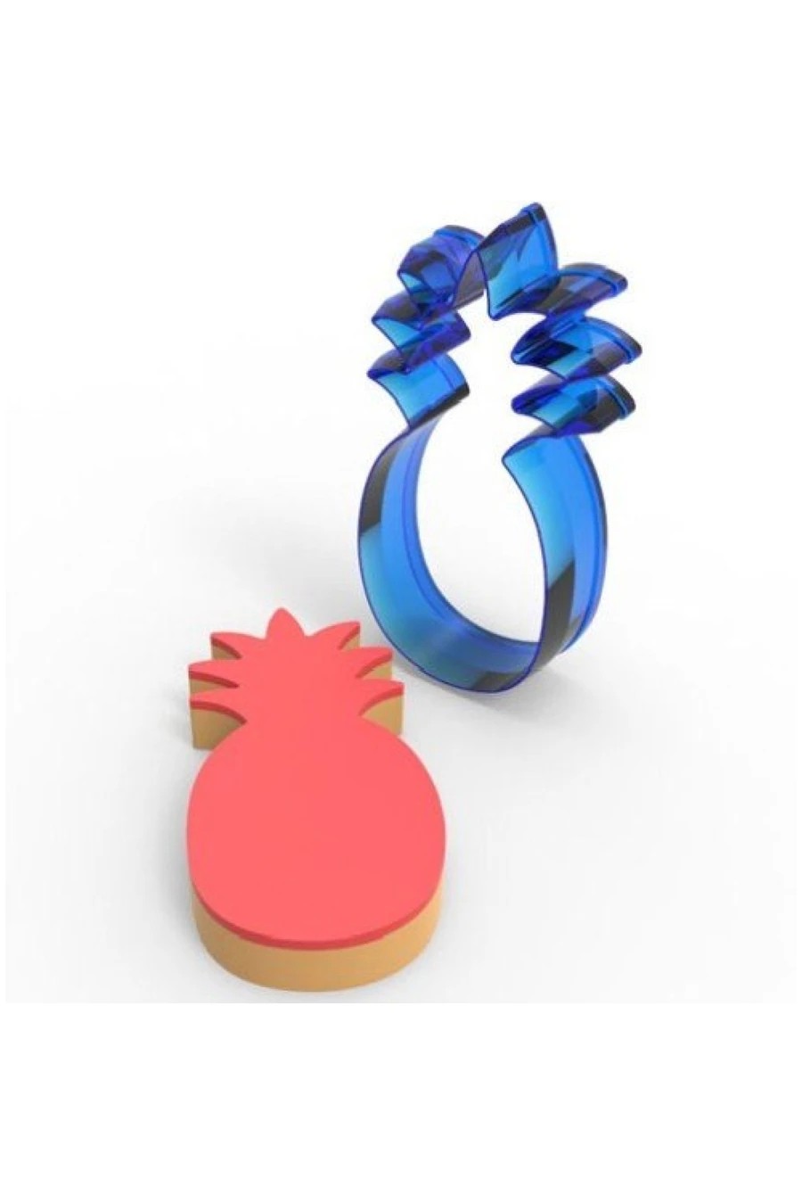 Şekilli Polikarbon Kurabiye Kalıbı - Ananas