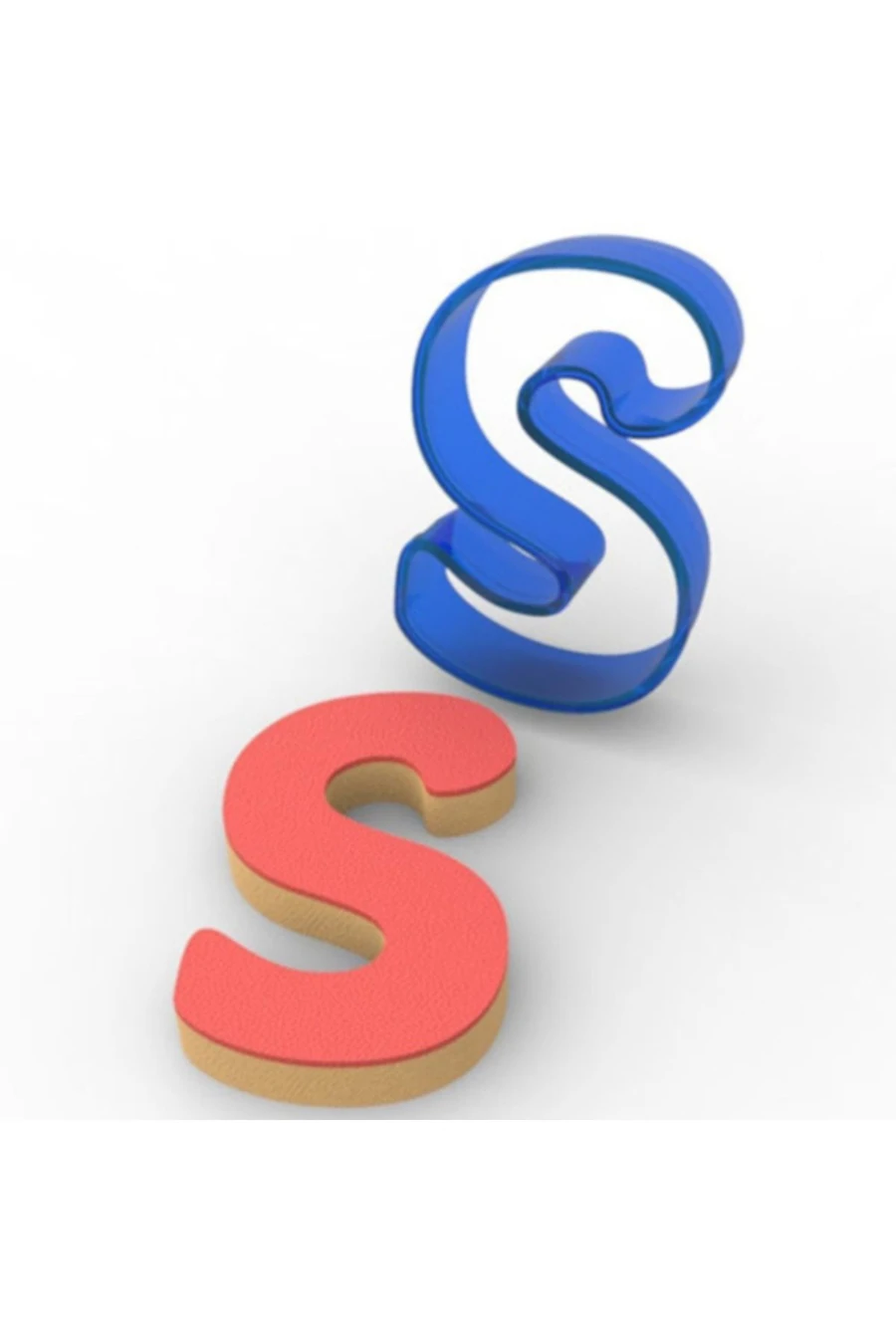 Polikarbon Kurabiye Kalıbı Harfler - S