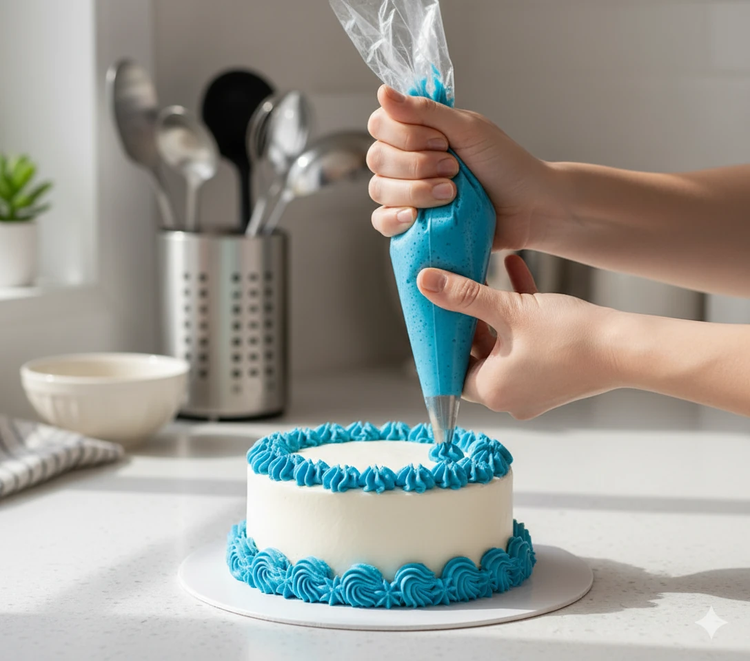 100'lü Kullan At Krema Sıkma Torbası