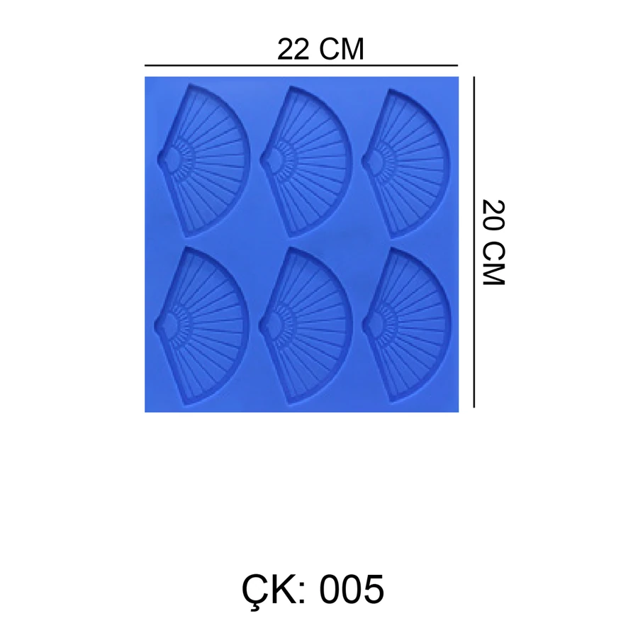 Yelpaze Silikon Çikolata Kalıbı - ÇK005