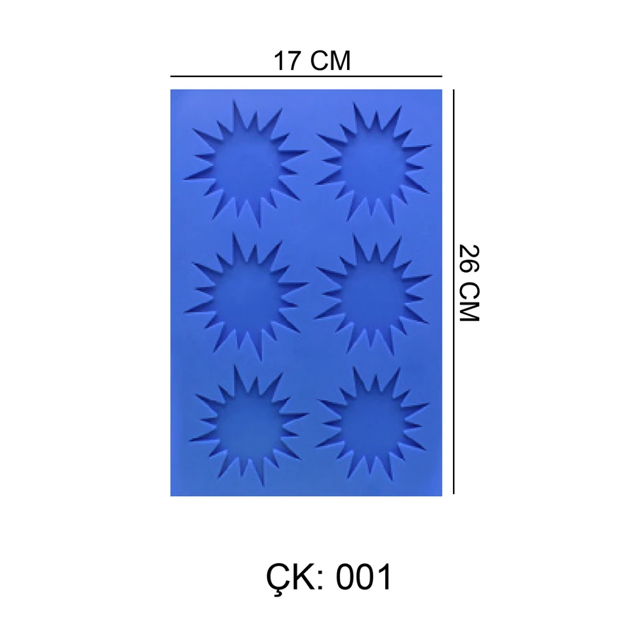 Güneş Silikon Çikolata Kalıbı - ÇK001