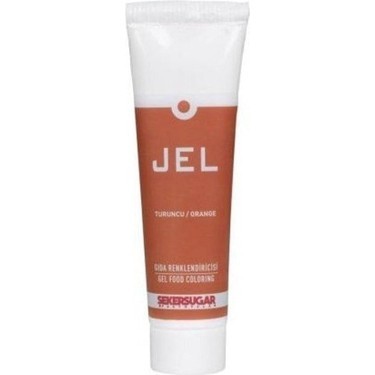 Seker & Sugar Jel Gıda Boyası 100 Gr - Turuncu