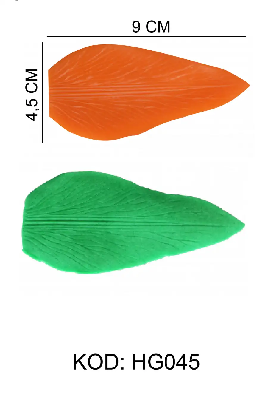 Yaprak Figürlü Gıda Silikon Kalıbı - HG045