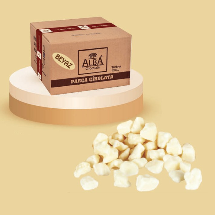 Alba Parça Çikolatalar 1 Kg - Fildişi