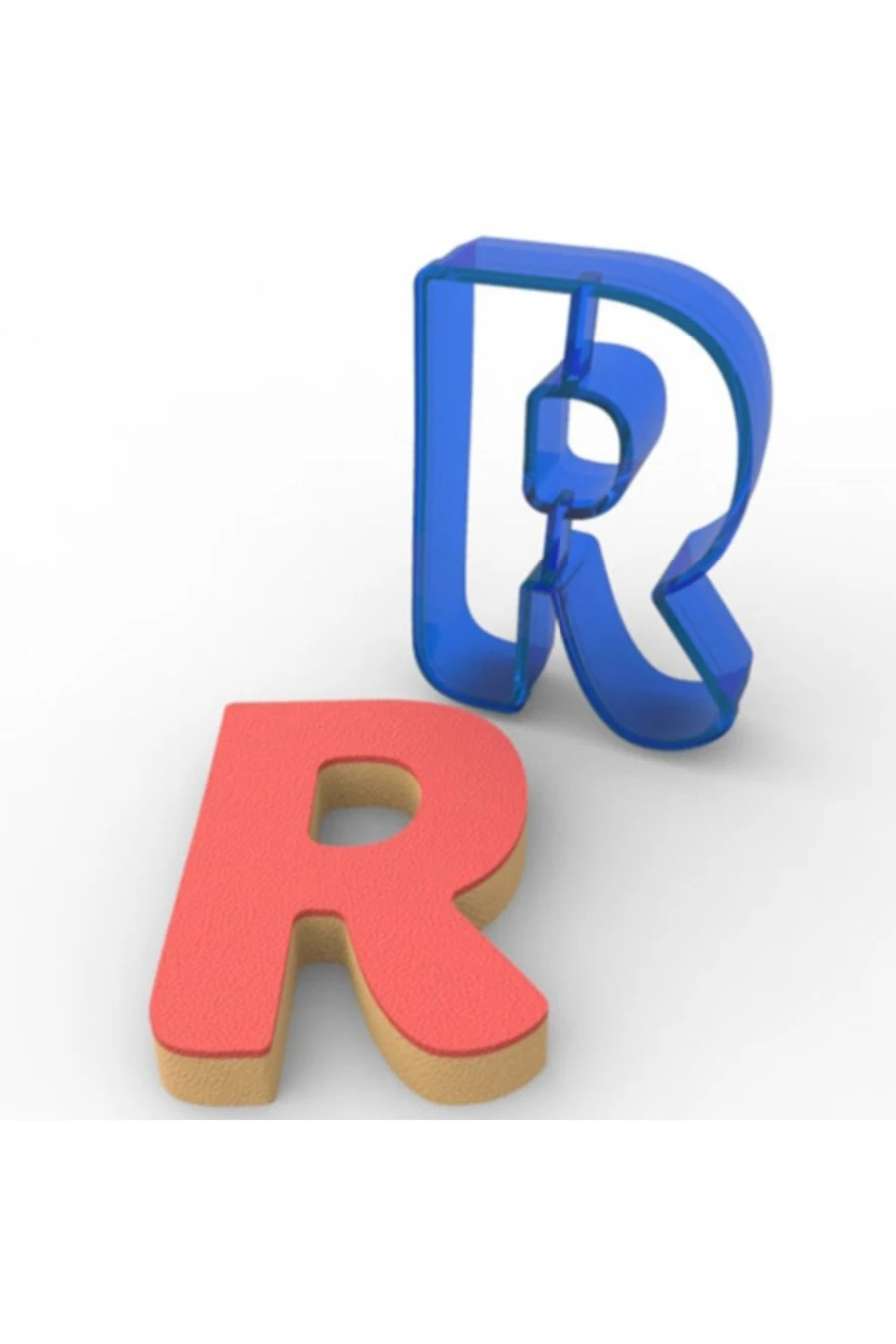 Polikarbon Kurabiye Kalıbı Harfler - R