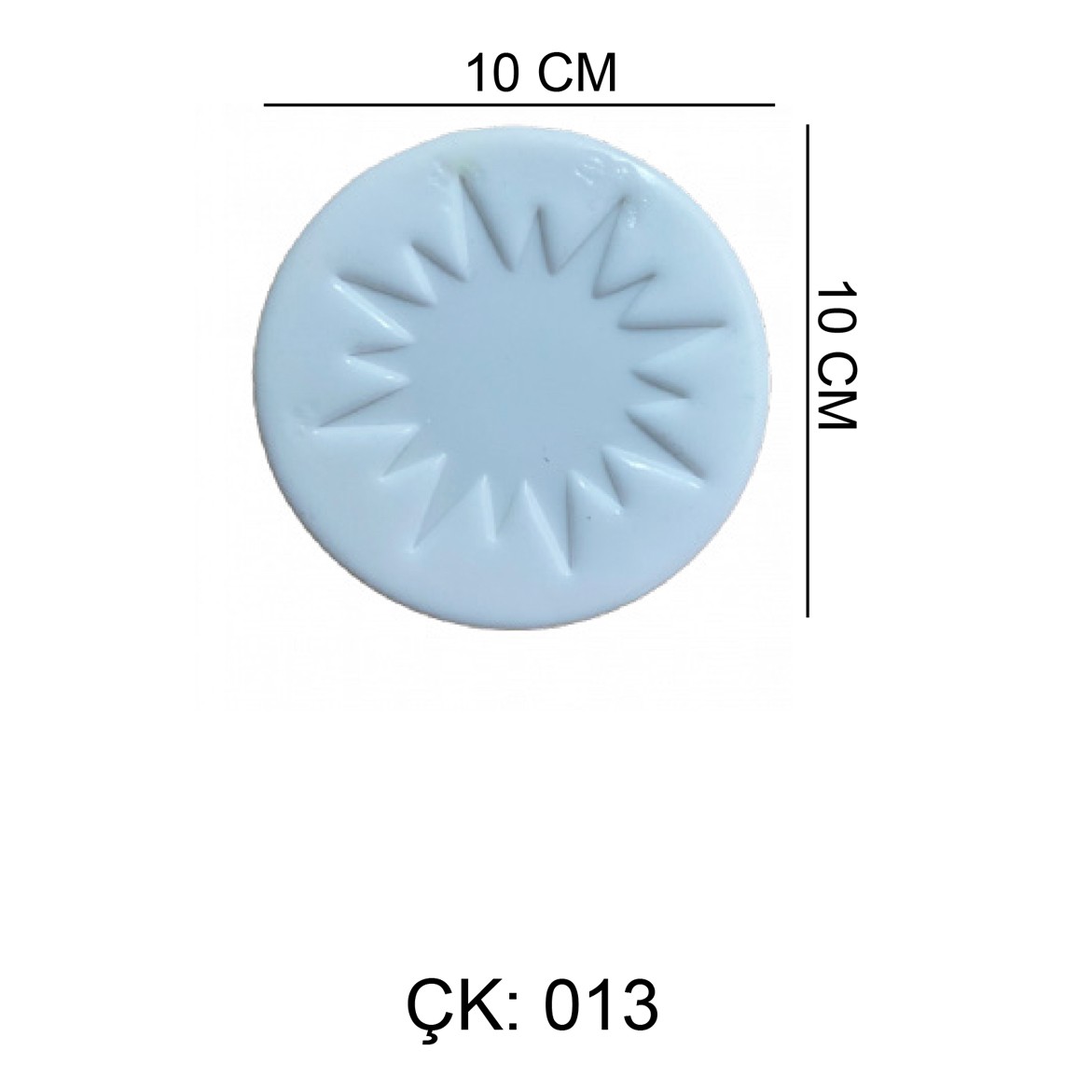 Güneş Silikon Çikolata Kalıbı Çk013