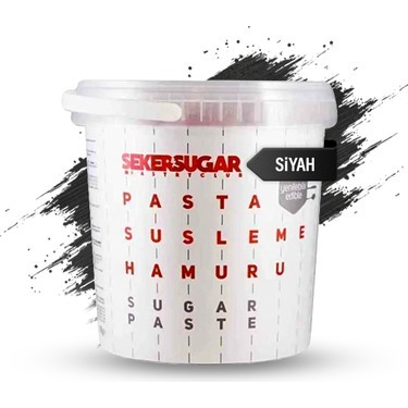 Şeker&Sugar Şeker Hamuru - Siyah