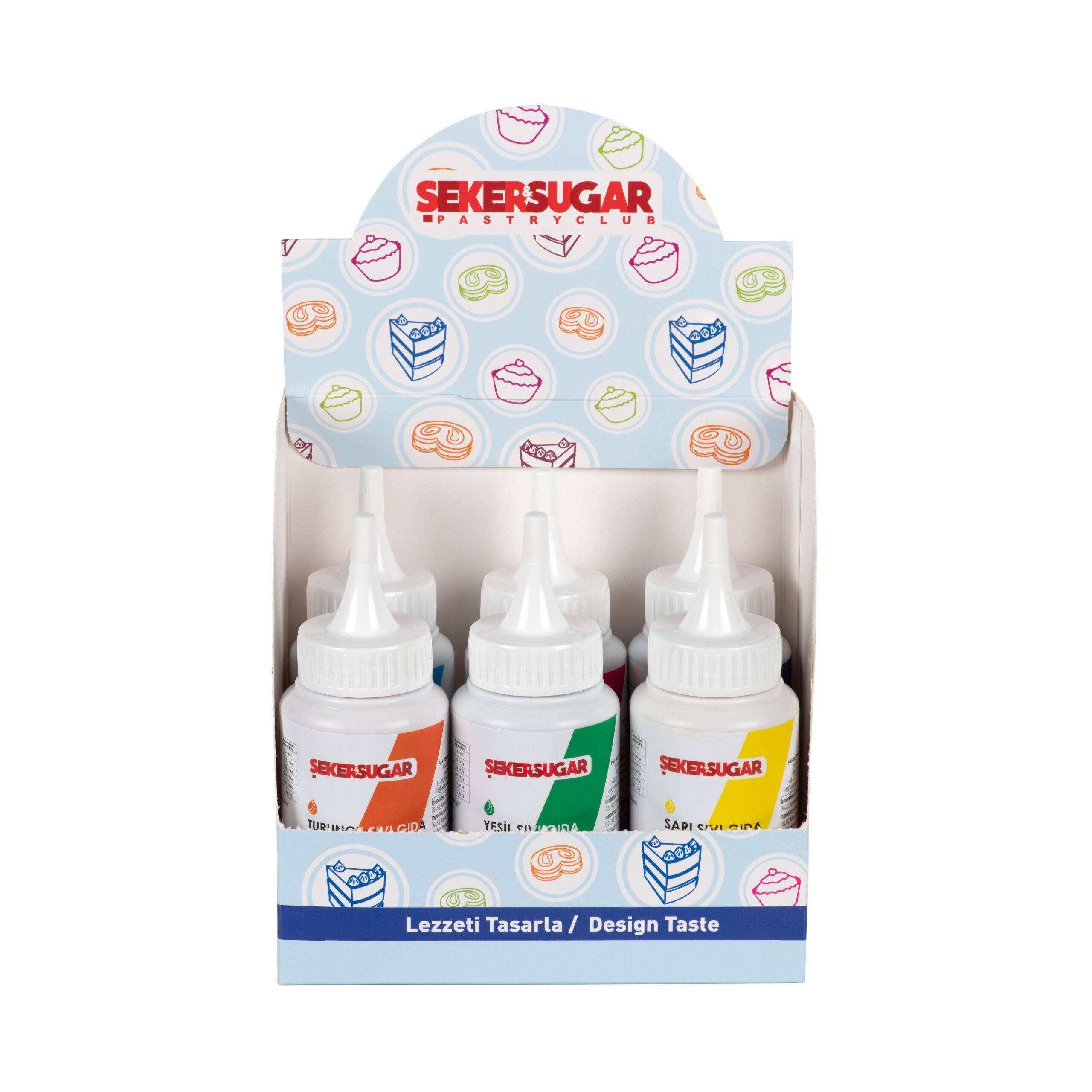 Seker & Sugar Yenilebilir Sıvı Gıda Boyaları 150 Ml