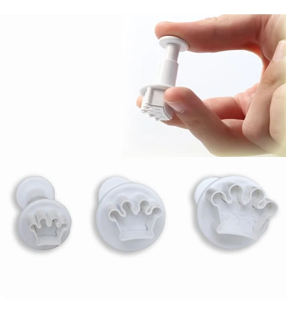 Mini Enjektörlü Kurabiye Kalıpları - Kral