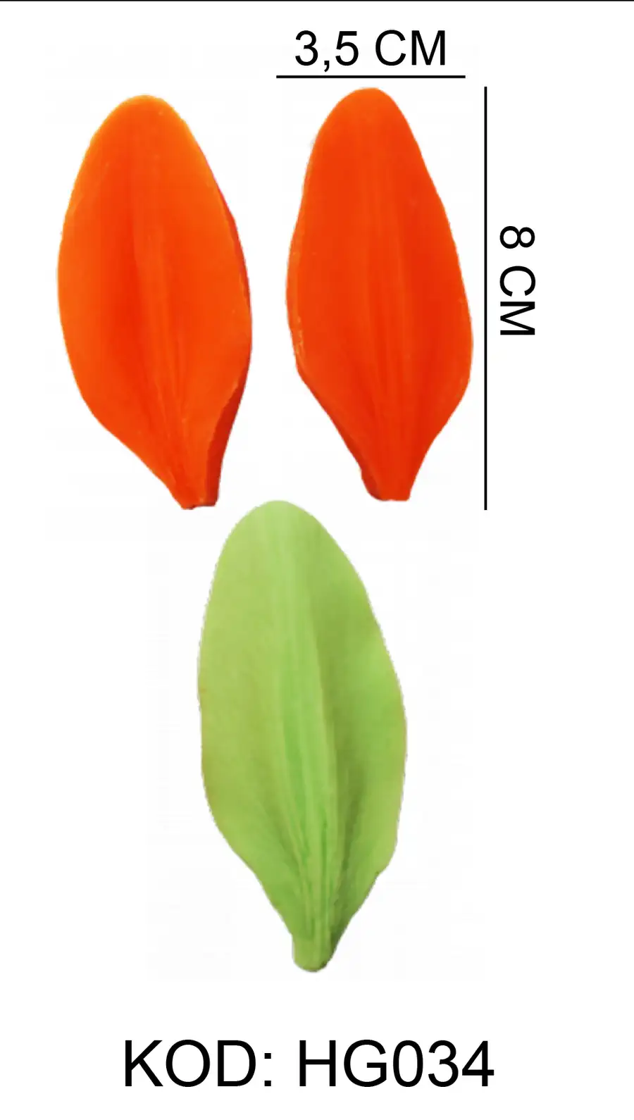 Yaprak Figürlü Gıda Silikon Kalıbı - HG034