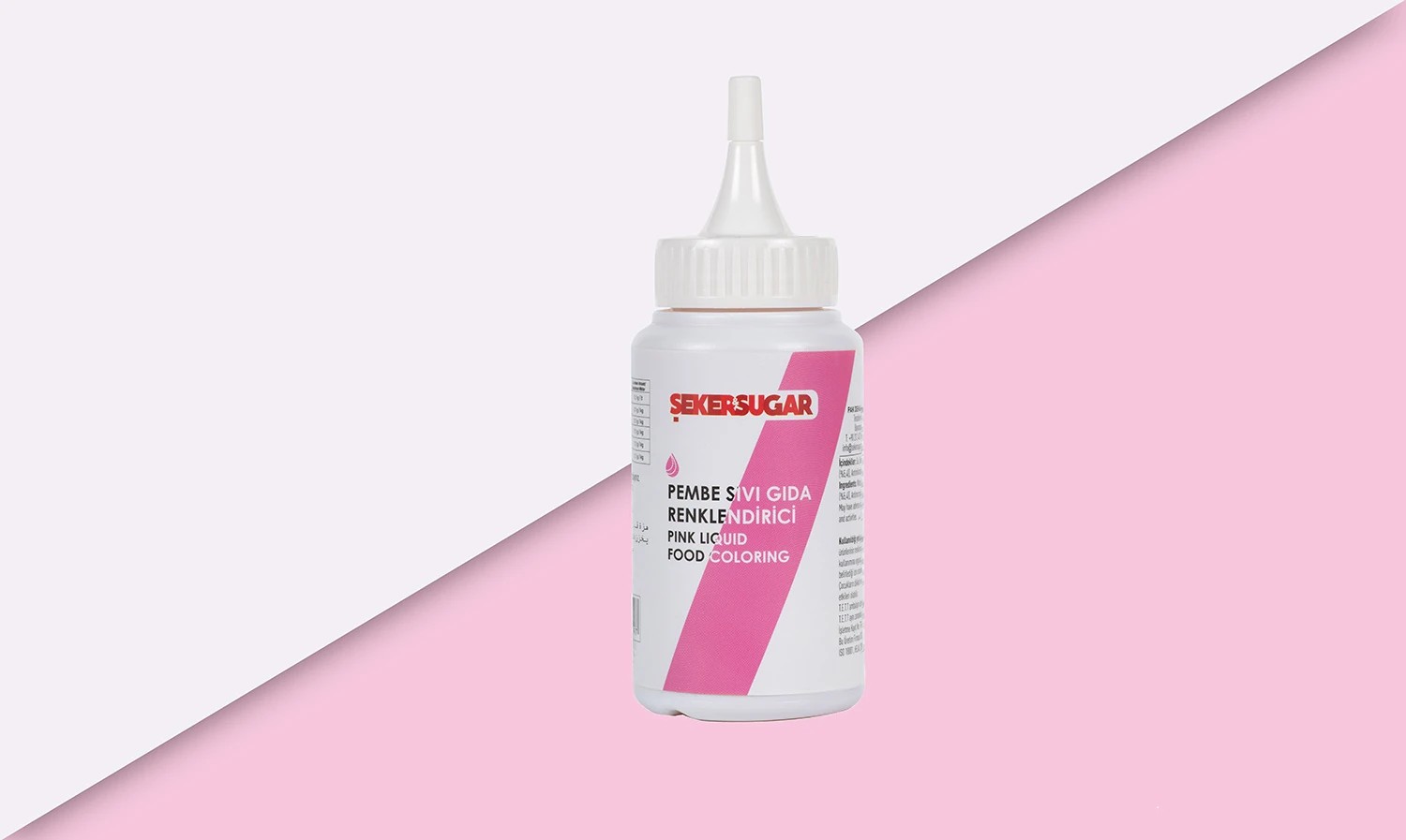 Seker&Sugar Yenilebilir Sıvı Gıda Boyaları - Pembe