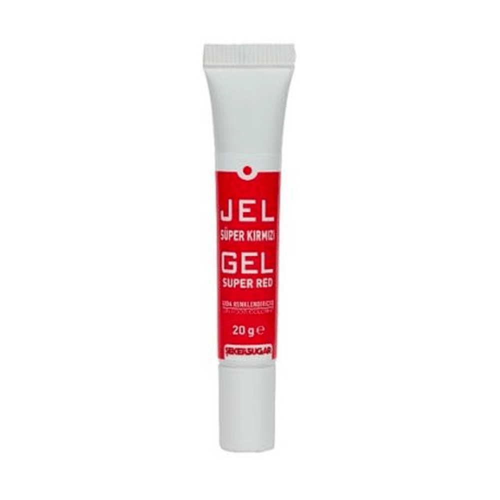 Şeker&Sugar Jel Gıda Boyası 20 Gr - Süper Kırmızı