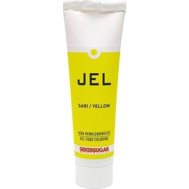 Seker & Sugar Jel Gıda Boyası 100 Gr - Sarı
