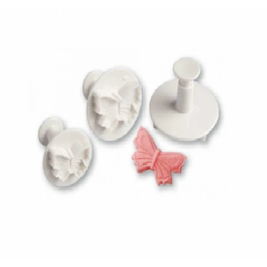 Mini Enjektörlü Kurabiye Kalıpları - Kelebek